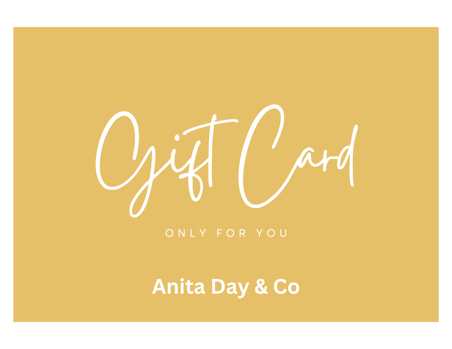 Anita Day & Co Gift Card